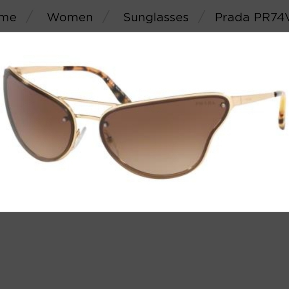 Prada Catwalk Sunglasses PR74VS  (101) - Picture 2 of 16